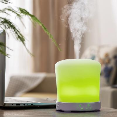 China Car Led Ceramic Ultrasonic Automatic Quiet Scent Mist Air Humidifier Cool Aroma Diffuser For Health Breathing Headache for sale