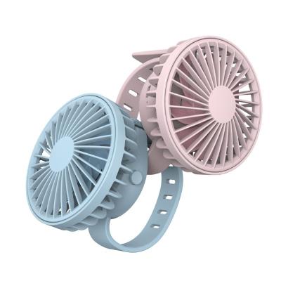 China Protable USB Watch Fan 3 Personal Speed ​​Cooler Rechargeable Cooling Portable Sports Fan For Outdoor Running Baby Stroller for sale