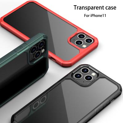 China High quality clear case for iphone11 promax anti-knock back cover for iphone 7/8 slim protective case for iphoneSE xsmax xr hd case for sale