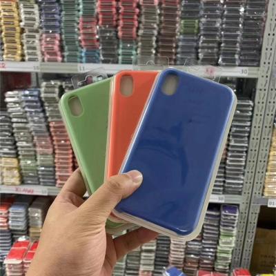 China High Quality Original Official Silicone Liquid Gel Phone Soft Cover Shockproof Case For iPhone 11 pro XS max XR 8 plus 7 6S with retail box for sale