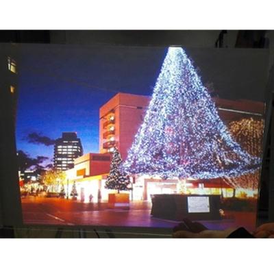 China Manufacturer Supply Adhesive Professional Glass Window Advertising Adhesive Rear Projection Holographic Light Gray Film for sale