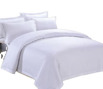 China Top Quality Design 200TC Hotel Spa Home Hotel Spa Hotel Displacement Selling White 100% White Linen Bed Sheet Latest Latest for sale