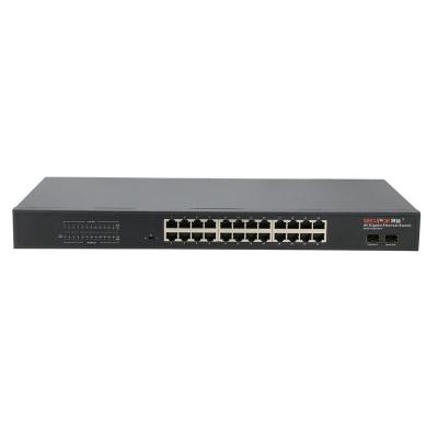 China POE 24 ports gigabit uplink switch south africa hot sale poe switch for sale