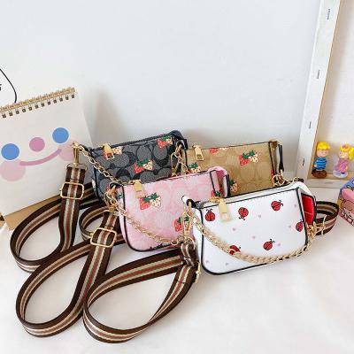 China Cute Newest Water Resistant Fashionable Designer Inspired Small Kids Mini Handbag Bags For Kids Little Girls Cross - Body Clips Toddler Girl Purses for sale