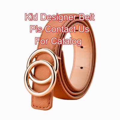 China New Luxury 80cm Little Kids Decoractive Belt with Trendy Letters and 2-8 Years Boys and Girls Designer Belts for sale