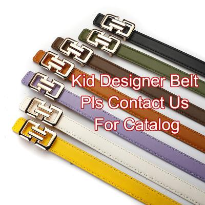 China Decoractive small luxury belt 80 cm with trendy letters and 2-8 years old boys and girls designer belts for sale