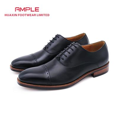 China Fashion Oxford Man Shoe Breathable Comfort Italian Design Lace Up Leather Stylish Shoes For Men for sale