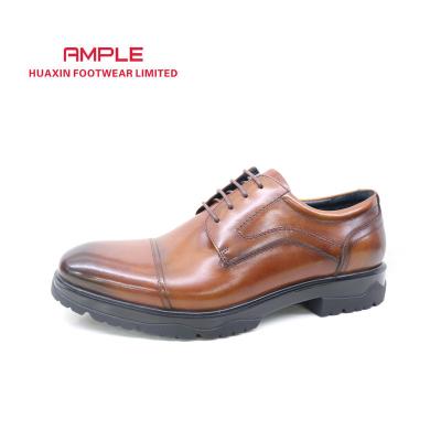 China Round Men's Leather Shoes Men's Stylish Shoes for sale