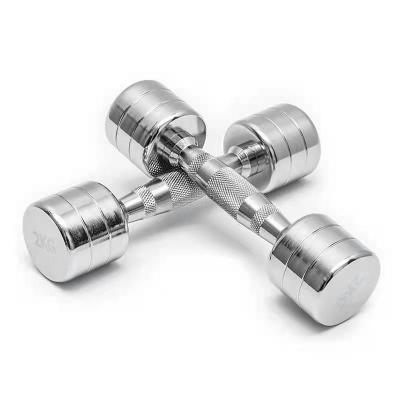 China Dumbbell Disc Chromed Dumbbell HOME FITNESS Equipment Adjustable Dumbbells for sale