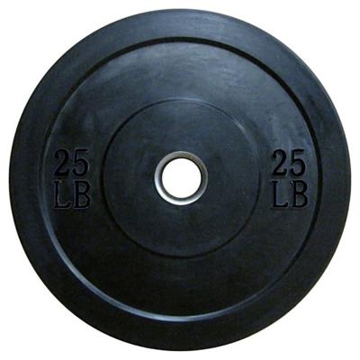 China Wholesale Unified Weight China Fitness Gym Weight Lifting Used Black Barbell Rubber Bumper Plate for sale