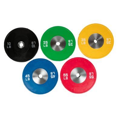 China Wholesale Cheap High Quality Weightlifting Barbell Urethane Weight Bumper Plates Unified Weight Fitness Competition Plates for sale