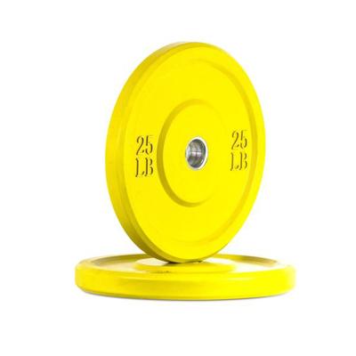 China Commercial Use Plate Bumper Weight Plates Cast Iron Dumbbell For Bodybuilding Weightlifting Pounds Bumper Plates for sale