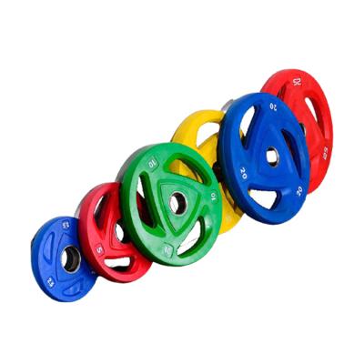 China Universal High Quality Rubber Economical Barbell Weight Plates Weight Lifting Power Strip for sale