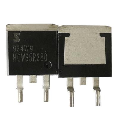 China Transistor HCW65R380 650V N-Channel Junction Super MOSFET HCW65R380_Green TO-263 for sale