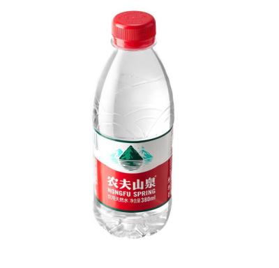 China Energetic Pure Water Production Plastic Beverage Bottle Packaging Nongfu Clean High Quality Natural Spring Drinking Water 380ml for sale