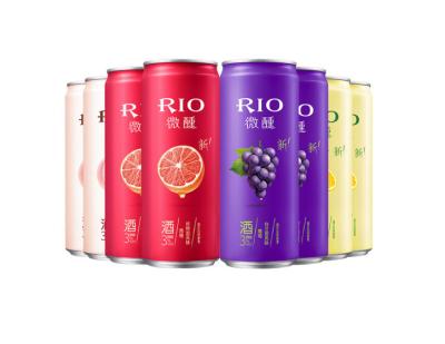 China hot selling cocktail 330ml Rio Grape Brandy Cocktail 330ml filler cocktail drink for sale