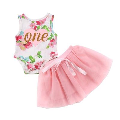 China New Designer Trendy Custom Fashion Baby Romper Dress Short Style Fashion Lovely Short Sleee Sleeve for sale