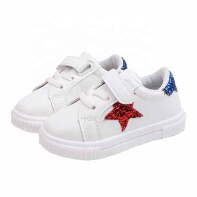 China Soft Material Deodorization Mosengkw Spring Star Kids Shoes Sports Daily Wear Sneakers Shoes For Girls Boys for sale