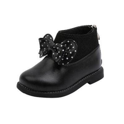 China Mosengkw light winter plus cashmere rejects princess Boots Wholesale Korean fashion hot girl's bow short boots for sale