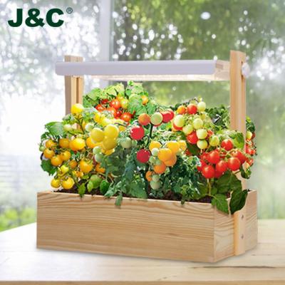 China J&C Decorative Minigarden Fawnel - Indoor Plant Stand With Light Growing To Grow Smart 3 Garden 2021 Wooden Fixture for sale