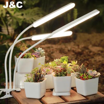 China Indoor Seed Start Grow Garden Wall Herb Garden 3 Head Lamp Tri Head Flexible Bendable Indoor Planting Display Rack for sale