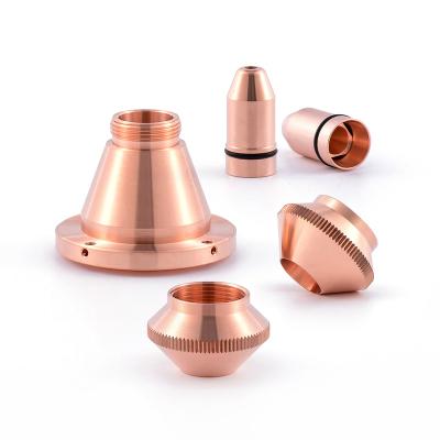 China Fiber Laser Cutting ZP Laser Nozzles Bullet For WSX Precitec Fiber Laser Cutting Machine Head Double Layer Single Laser Nozzle for sale