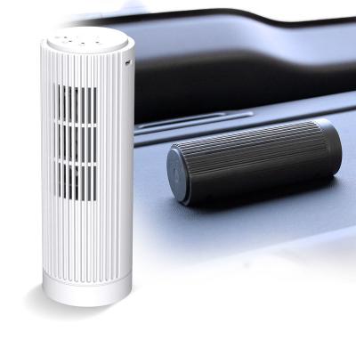 China Hotel Car Air Purifiers Usb Ozone Generator Small Table Personal Bathroom In-car Air Purifier for sale