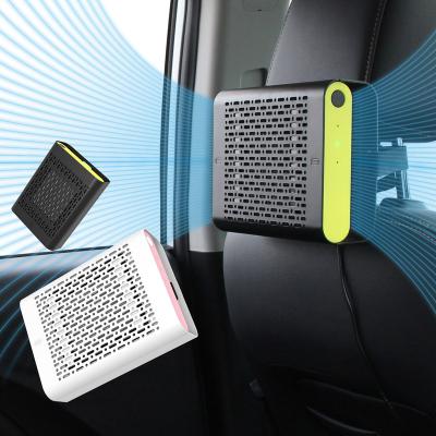 China Hot Selling Clean Air Mode Activated Carbon HEPA Air Filters Remove PM2.5 Air Cleaner Car Air Purifier for sale