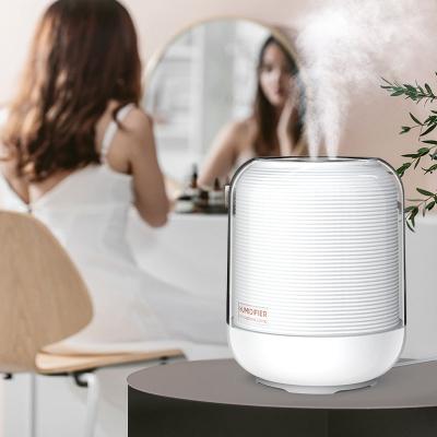 China Large Room Home Hotel Moon Light Lamp Room Dual Mist Manual Air Diffuser Portable Cool Mist Humidifier for sale