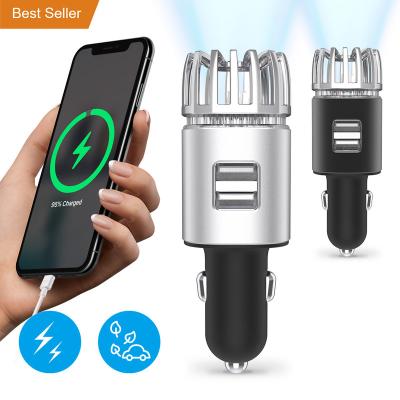 China Charging Phones China Supplier Hot Selling Portable Air Purifier Car Charger Air Sterilizer Wireless Air Purifiers For Car for sale