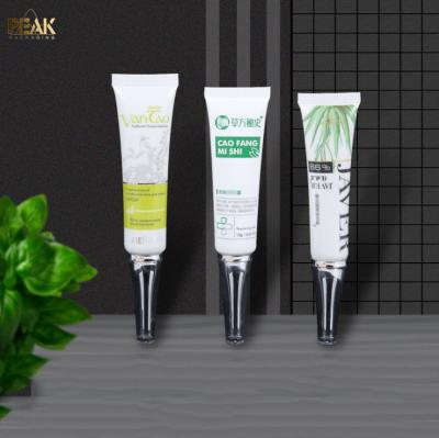 China 10ml 15ml 20ml Cosmetic Custom Empty Eye Cream Packaging Tube With Massage Applicator Ceramic Tubes With Ceramic Tip For Eye Cream for sale