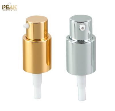 China High Quality 415 Screw Pump 18mm Aluminum Perfume Spray Creams Pumps Essential Oil Dispenser for sale