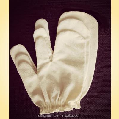 China Others Garshana raw silk ayurvedic spa beauty massage gloves for sale