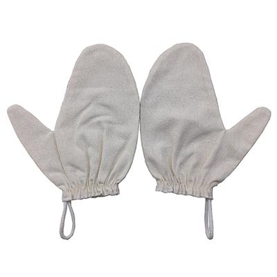 China EXFOLIATE 100% Body Spa Gloves Body Spa Gloves Epithelial Cell Remover Bath Gloves Shower Massage Silk Exfoliating Dead Scrubber for sale