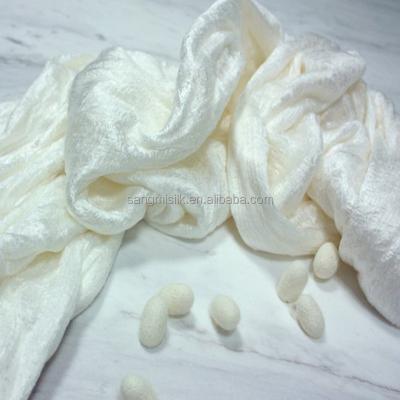 China 100% natural silk fiber raw silk fiber in 100% pure silk raw silk cocoon silk liners for sale