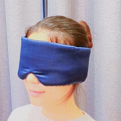 China New design moisturizer mulberry silk eyemask 19 momme charmeuse the original manufacturer of this silk eyemask design for sale