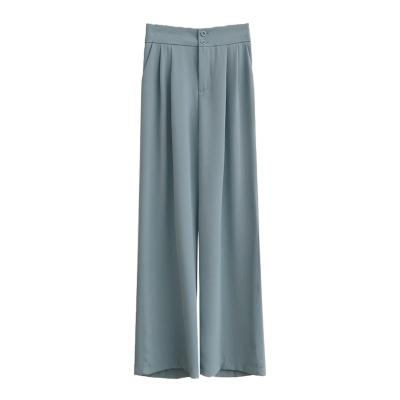 China Wholesale Custom Anti-Wrinkle Wide-Leg Casual Pants Suit Culotte Dress Pants For Women Women Trousers And Slacks for sale