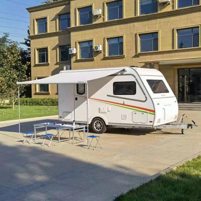 China Comfortable trailer/recreational vehicle/RV/travel trailer for camp, pull-type camper for sale for sale