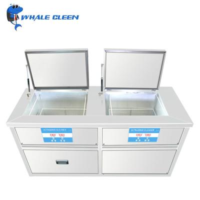 China Stainless Steel Ultrasonic Washer Parts Cleaner With 99L Double Tank Te koop