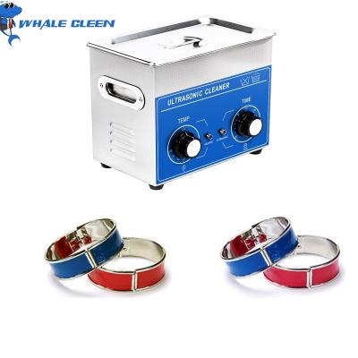 China Mechanical Control Ultrasonic Watch Cleaner 40KHz Ultrasonic Cleaner For Watch Parts for sale