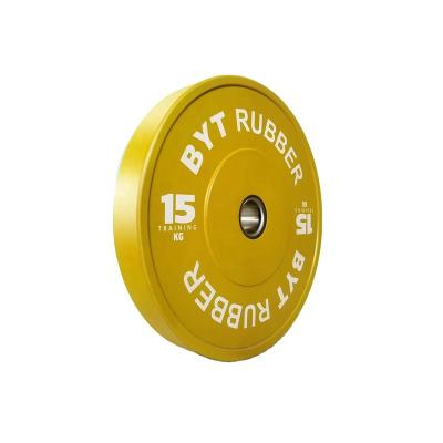 China BYT Universal Gym Equipment Color Rubber Bumper Plate Bumper Plate for sale