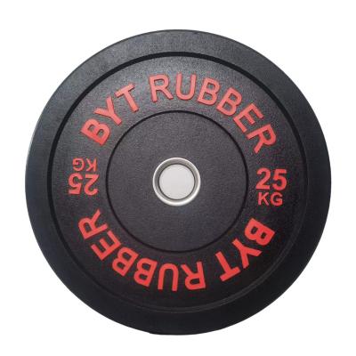 China BYT universal hotsale gym hi-temp crumb bumper plate bumper plate for sale