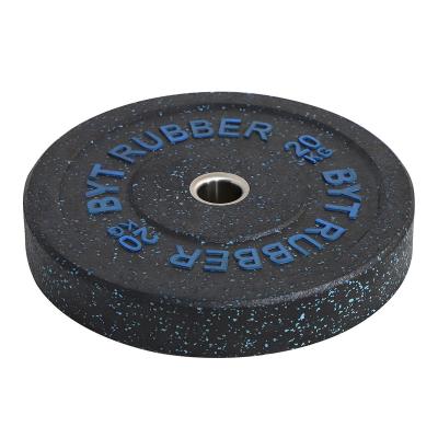 China Popular BYT Bumper Plate Cheapest Bumper Plate Custom Vulcanizing Bumper Plate for sale