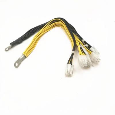 China New Single Main 18AWG 30cm 6Pin 5 PCIE Power Supply Mains Cord PSU Extension Cable Power Cord. from APW3 APW7 for sale