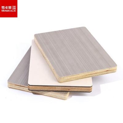 China 3mm 5mm 9mm 12mm 15mm 18mm modern melamine faced fancy plywood for furniture with eucalyptus raw material for sale