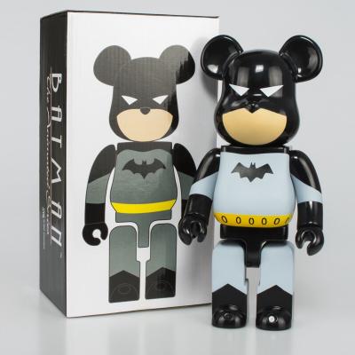 China Custom Cartoon Toy Hot Sale OEM ODM Action Number 28cm PVC Toy Bearbrick 400% PVC for sale