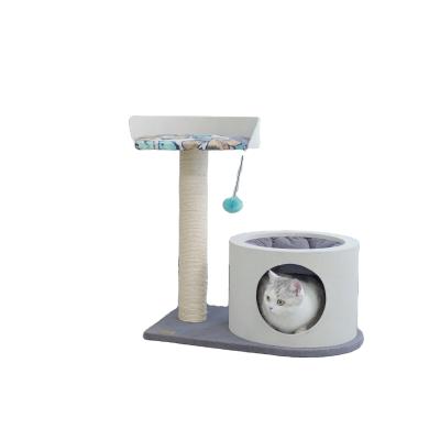 China Cat Tree Tower Condo Rascador 2021 viable Para Gatos Tree a chat for sale