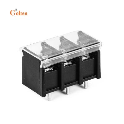 China Plastic PBT Golten GT38S-B Barrier Terminal Block 8.25mm 2pin 3pin 4pin 6pin 8pin 10pin for sale