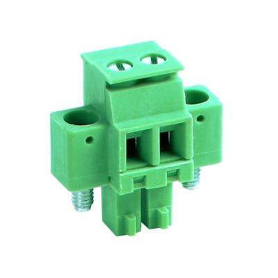 China PA66 new type brass cage 3.5mm 3.81mm terminal block connectors for sale