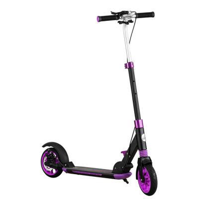 China Women Two Wheel Kick Scooter Pro Freestyle Scooter Adult Foldable Kick Scooter With Handle Suspension for sale